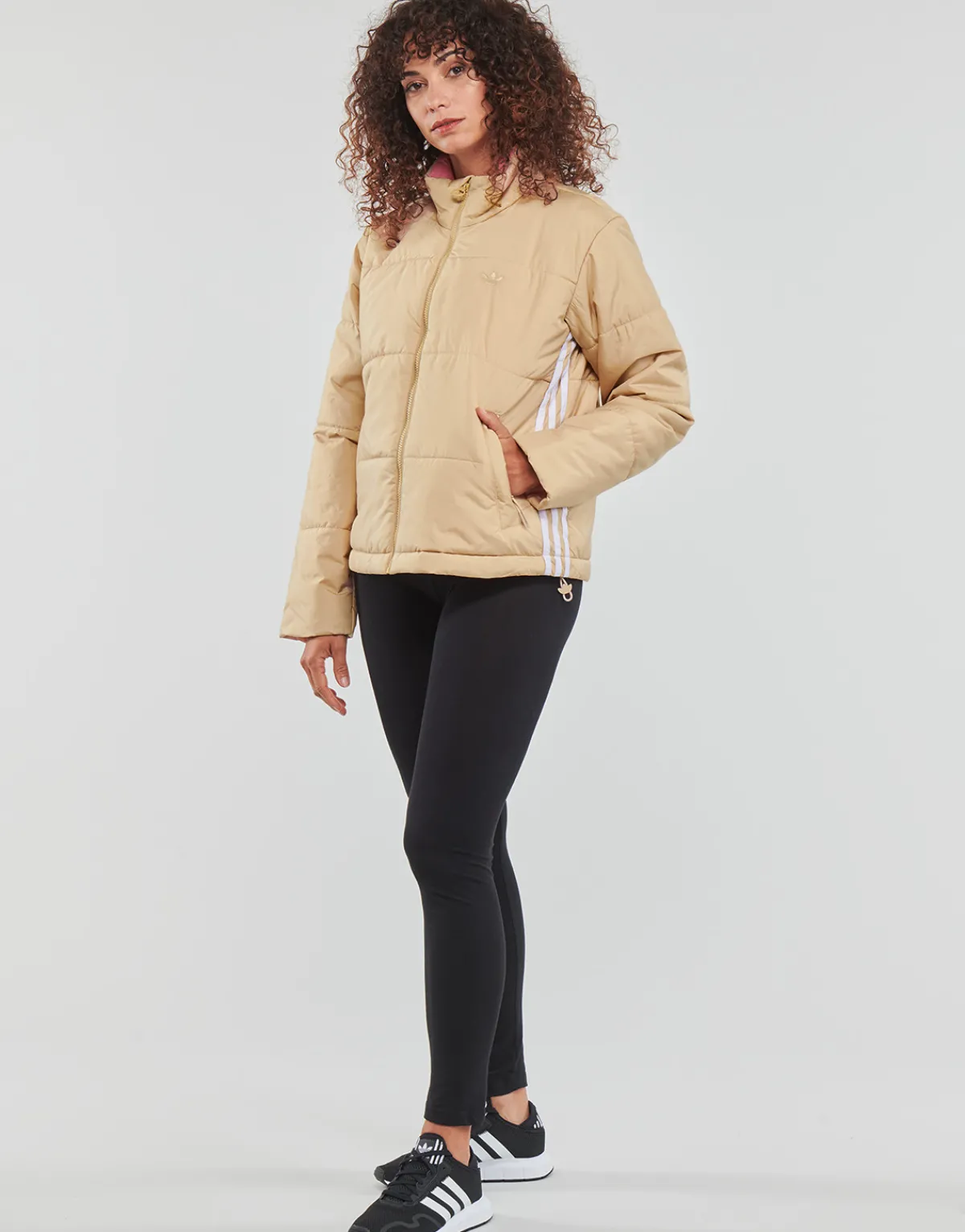 Manteaux^adidas Originals - SHORT PUFFER beigemagique