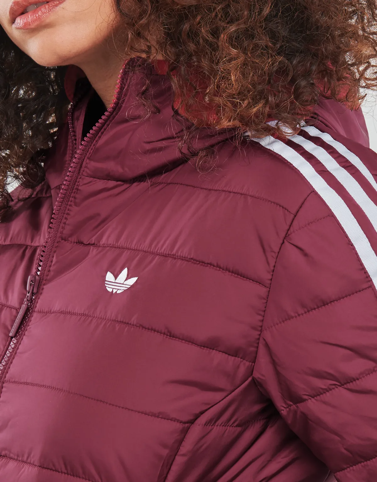 Manteaux^adidas Originals - SLIM JACKET bordeauxheritage