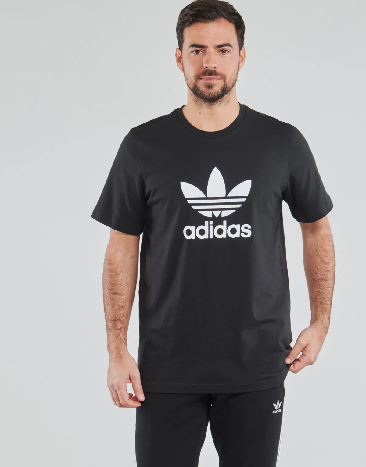 T-shirts & Polos^adidas Originals - TREFOIL T-SHIRT Noir