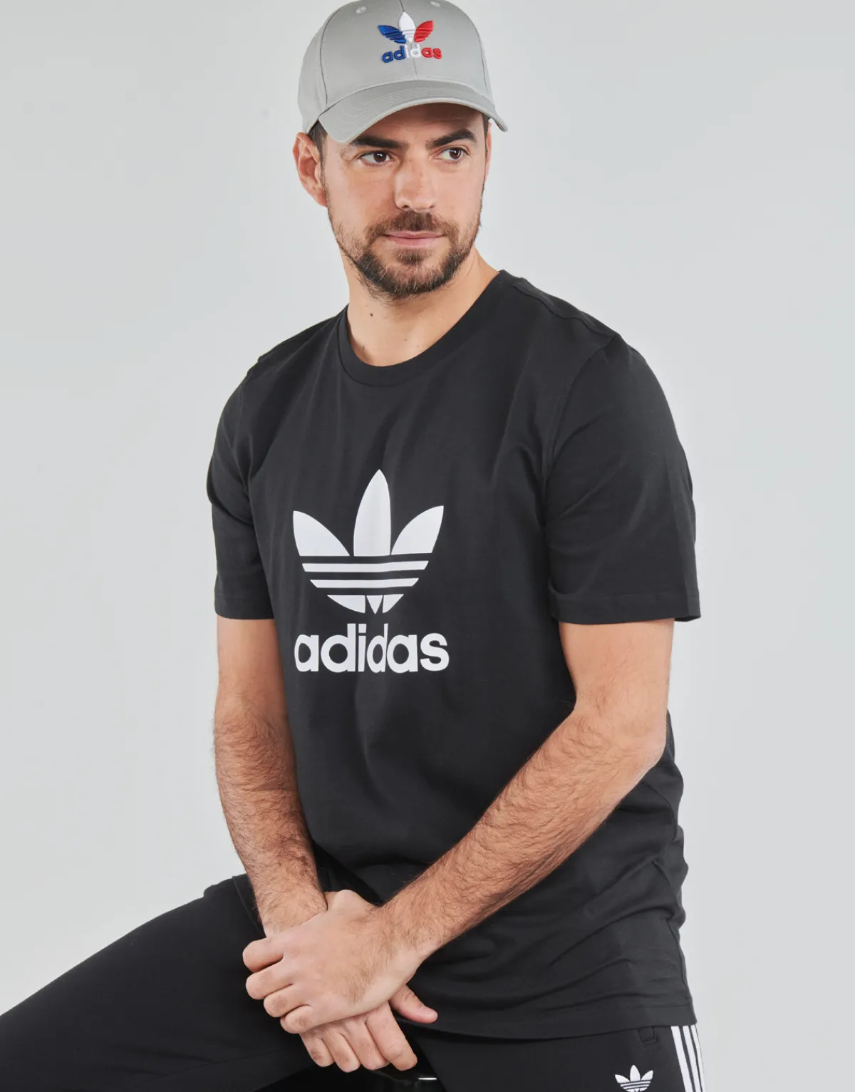T-shirts & Polos^adidas Originals - TREFOIL T-SHIRT Noir