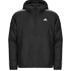 Manteaux^Adidas Sportswear - Essentials 3-Stripes Insulated Hooded Jacket Noir