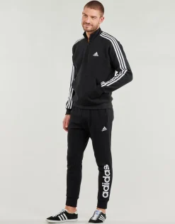 Sweats & Polaires^Adidas Sportswear - Essentials Fleece 3-Stripes 1/4-Zip Sweatshirt Noir