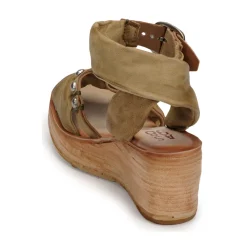 Sandales Et Nu-pieds^Airstep / A.S.98 - NOA STRAP II Kaki