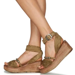 Sandales Et Nu-pieds^Airstep / A.S.98 - NOA STRAP II Kaki