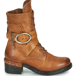 Bottines / Boots^Airstep / A.S.98 - NOVASUPER LACE Camel