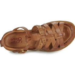 Sandales Et Nu-pieds^Airstep / A.S.98 - SPOON CROSSED Camel