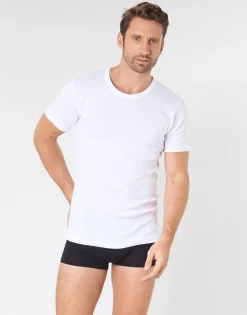 T-shirts & Polos^Athena - T SHIRT COL ROND X2 Blanc