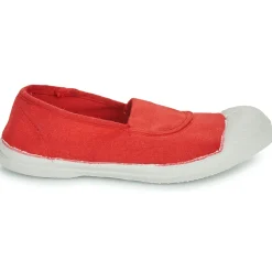 Baskets Mode^Bensimon - TENNIS ELASTIQUE Rouge