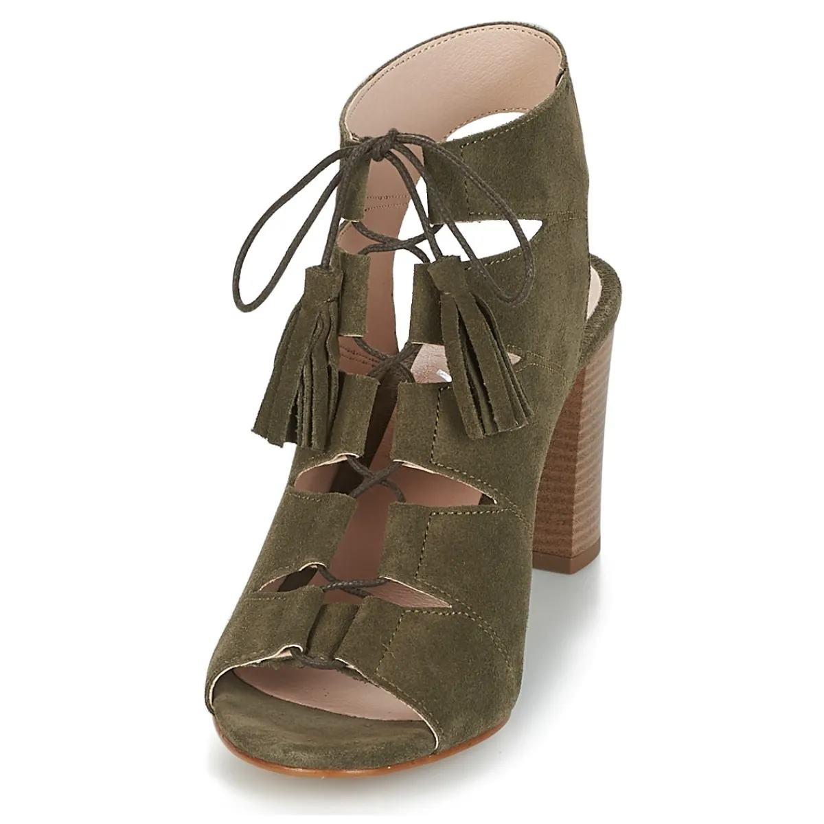 Sandales Et Nu-pieds^Betty London - EVENE Kaki