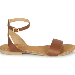 Sandales Et Nu-pieds^Betty London - GIMY Camel