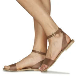 Sandales Et Nu-pieds^Betty London - GIMY Camel