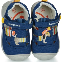 Sandales Et Nu-pieds^Biomecanics - BIAGETO CANVAS Bleu