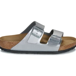Mules / Sabots^BIRKENSTOCK - Arizona Birko-FlorSilver-Regular