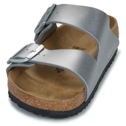 Mules / Sabots^BIRKENSTOCK - Arizona Birko-FlorSilver-Regular