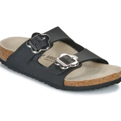 Mules / Sabots^BIRKENSTOCK - Arizona Kids Flower Buckle BF Black Noir