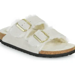 Mules / Sabots^BIRKENSTOCK - Arizona Shearling LEVE Antique White LAF Beige