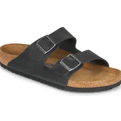 Mules / Sabots^BIRKENSTOCK - Arizona Soft Footbed OiledLeatherBlack-Regular