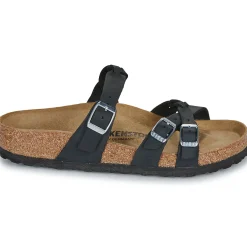 Mules / Sabots^BIRKENSTOCK - Franca BraidedOiledLeatherBlack-Regular