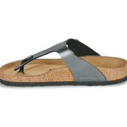 Tongs^BIRKENSTOCK - Gizeh Birko-FlorMetallicBlack-Regular