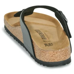 Tongs^BIRKENSTOCK - Gizeh Birko-FlorMetallicBlack-Regular