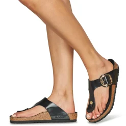 Tongs^BIRKENSTOCK - Gizeh Big Buckle HighShineLeatherBlackHEX-Regular