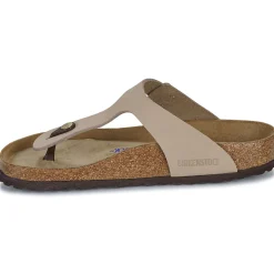 Tongs^BIRKENSTOCK - Gizeh Soft Footbed NubuckSandcastle-Regular