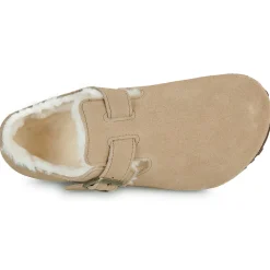 Derbies & Richelieu^BIRKENSTOCK - London Shearling LEVE Taupe Beige