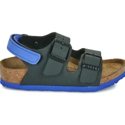 Sandales Et Nu-pieds^BIRKENSTOCK - Milano AS Kids BF Desert Soil Black/UBlu