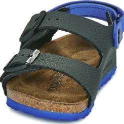 Sandales Et Nu-pieds^BIRKENSTOCK - Milano AS Kids BF Desert Soil Black/UBlu