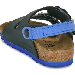 Sandales Et Nu-pieds^BIRKENSTOCK - Milano AS Kids BF Desert Soil Black/UBlu