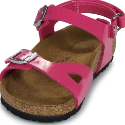 Sandales Et Nu-pieds^BIRKENSTOCK - Rio AS Kids BF Patent Fuchsia Tulip Rose