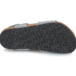 Sandales Et Nu-pieds^BIRKENSTOCK - Rio AS Kids BF Sparkling Silver Argenté