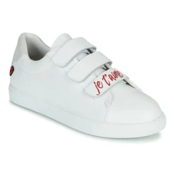 Baskets Mode^Bons baisers de Paname - EDITH JE T'AIME Blanc