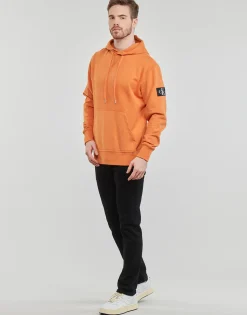 T-shirts & Polos^Calvin Klein Jeans - BADGE HOODIE Orange