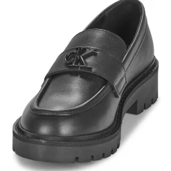 Mocassins & Chaussures Bateau^Calvin Klein Jeans - FLATFORM LOAFER HW MGLTH Noir