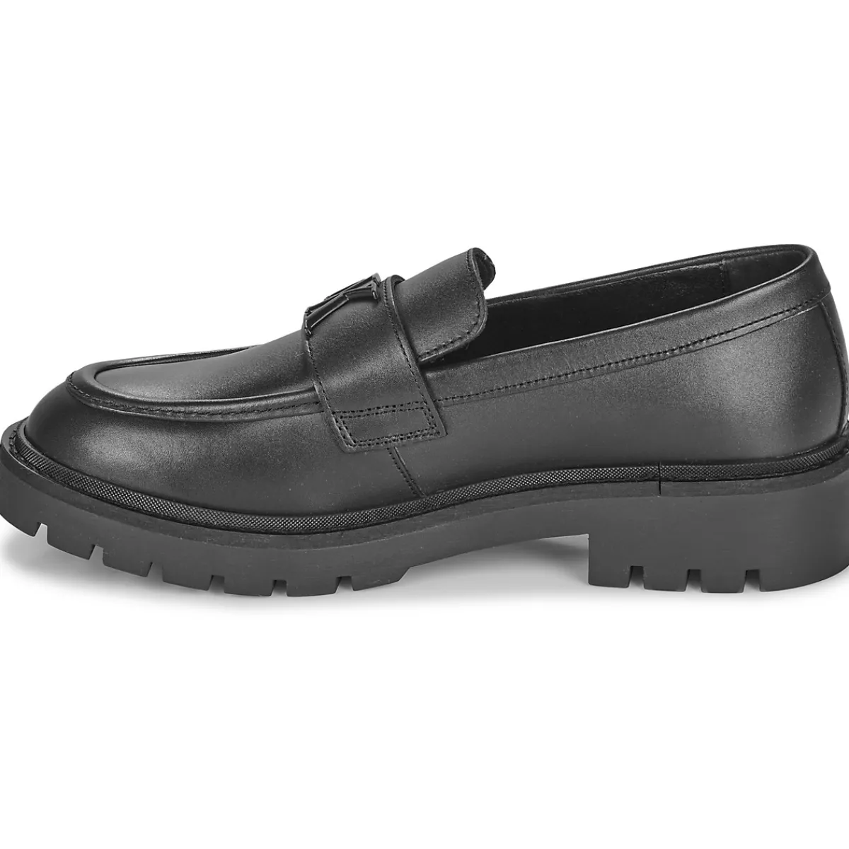 Mocassins & Chaussures Bateau^Calvin Klein Jeans - FLATFORM LOAFER HW MGLTH Noir