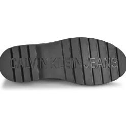 Mocassins & Chaussures Bateau^Calvin Klein Jeans - FLATFORM LOAFER HW MGLTH Noir