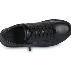 Baskets Mode^Calvin Klein Jeans - LOW TOP LACE UP W/ZIP MONO Noir