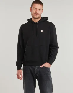Sweats & Polaires^Calvin Klein Jeans - LS EU BADGE 350TERRY HOODIE Noir