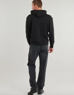 Sweats & Polaires^Calvin Klein Jeans - LS EU BADGE 350TERRY HOODIE Noir