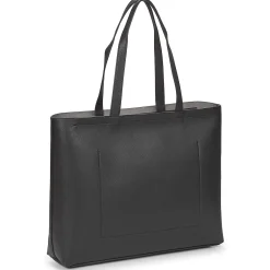 Cabas / Sacs Shopping^Calvin Klein Jeans - MINIMAL MONOGRAM SLIM TOTE34 Noir