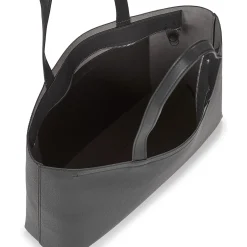 Cabas / Sacs Shopping^Calvin Klein Jeans - MINIMAL MONOGRAM SLIM TOTE34 Noir