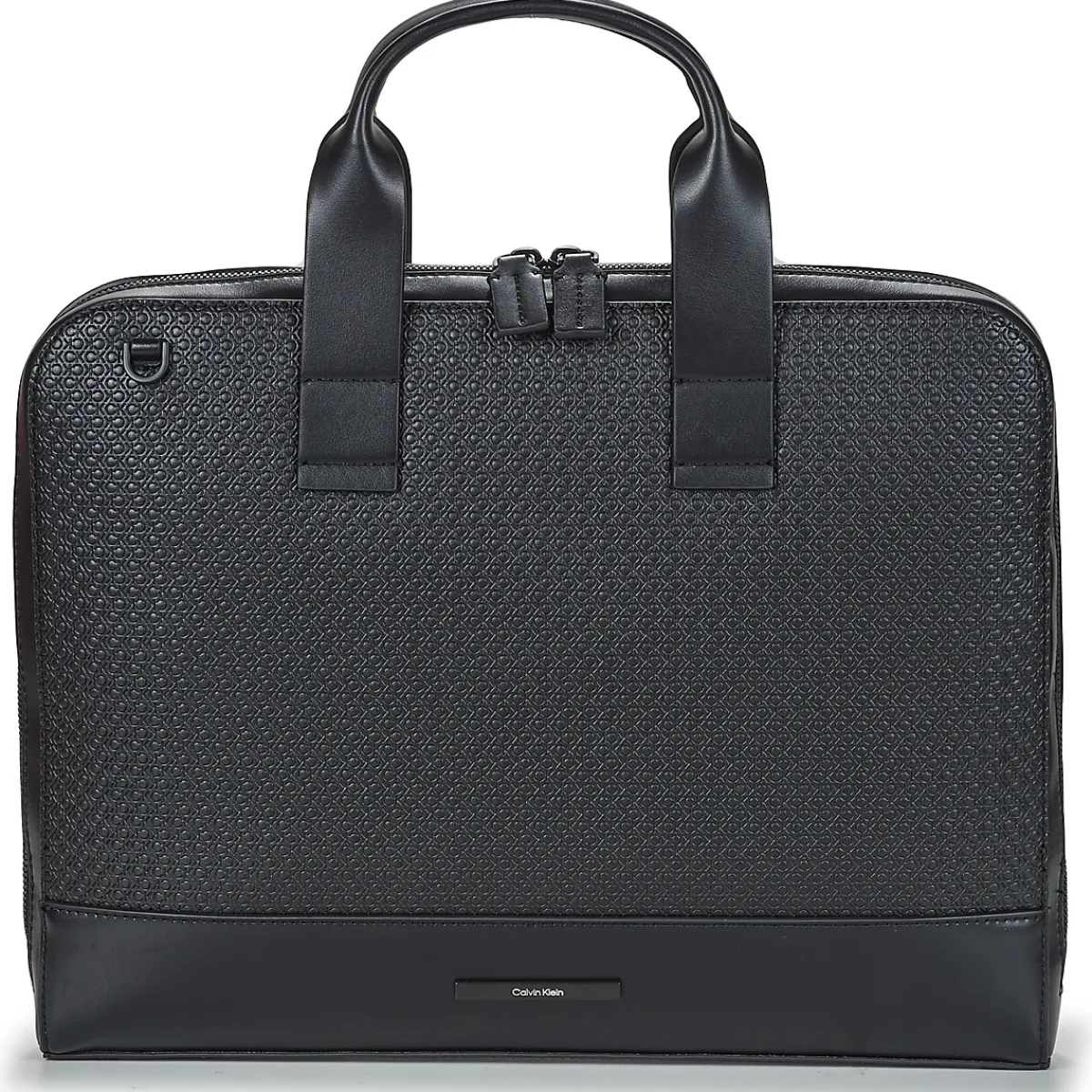Porte-documents / Serviettes^Calvin Klein Jeans - MODERN BAR SLIM LAPTOP BAG MONO Noir