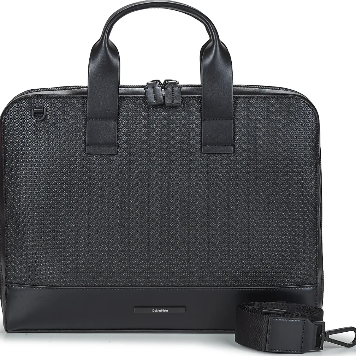 Porte-documents / Serviettes^Calvin Klein Jeans - MODERN BAR SLIM LAPTOP BAG MONO Noir