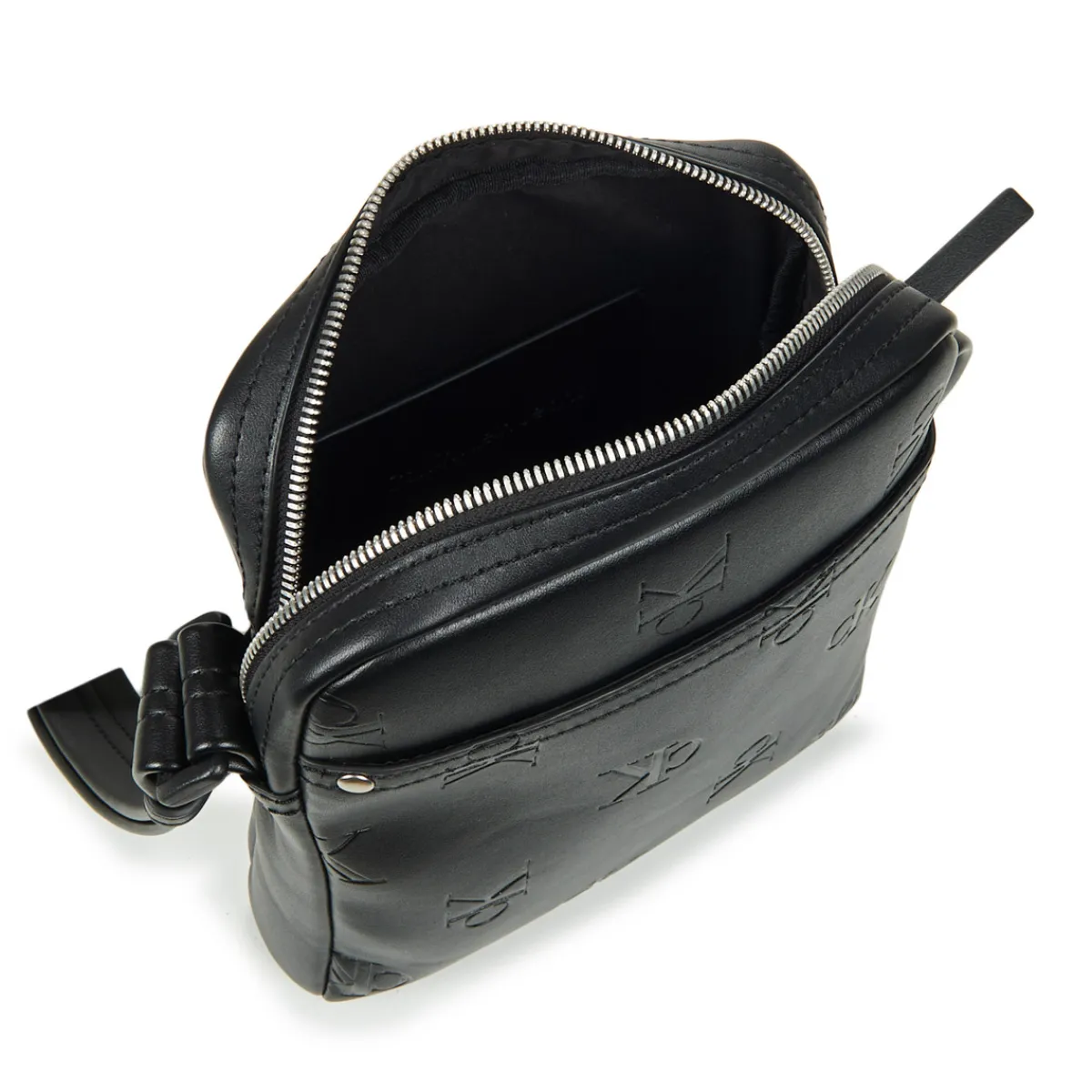 Pochettes / Sacoches^Calvin Klein Jeans - MONOGRAM SOFT REPORTER 18 AOP Noir