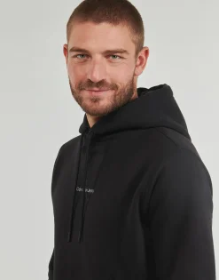 Sweats & Polaires^Calvin Klein Jeans - MONOLOGO HOODIE Noir
