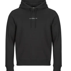 Sweats & Polaires^Calvin Klein Jeans - MONOLOGO HOODIE Noir