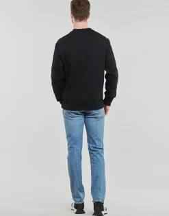 Sweats & Polaires^Calvin Klein Jeans - MONOLOGO STENCIL CREW NECK Noir