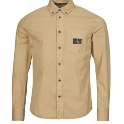 Chemises^Calvin Klein Jeans - REGULAR SHIRT Beige