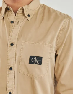Chemises^Calvin Klein Jeans - REGULAR SHIRT Beige